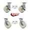 Service Caster 8 Inch Nylon Caster Set with Roller Bearing 4 Swivel Lock 2 Brake SCC-30CS820-NYR-TLB-BSL-2-BSL-2 - alternate 4